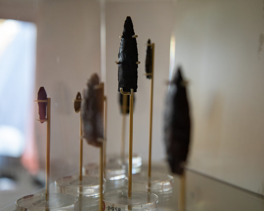 Arrowheads at Tse'k'wa Heritage Society FPCC grant recipient